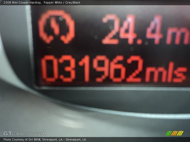 Pepper White / Grey/Black 2008 Mini Cooper Hardtop