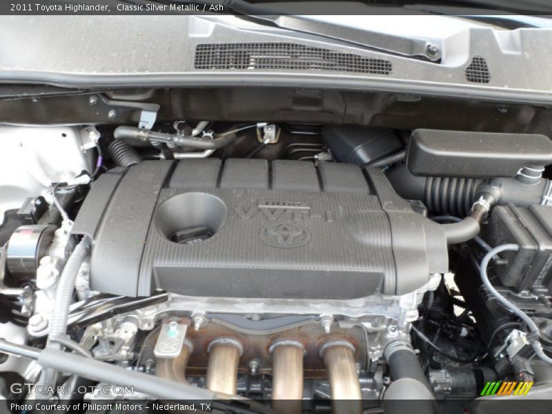  2011 Highlander  Engine - 2.7 Liter DOHC 16-Valve Dual VVT-i 4 Cylinder