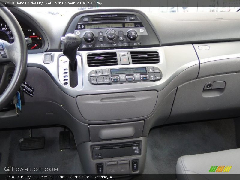 Slate Green Metallic / Gray 2008 Honda Odyssey EX-L