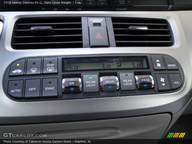 Slate Green Metallic / Gray 2008 Honda Odyssey EX-L