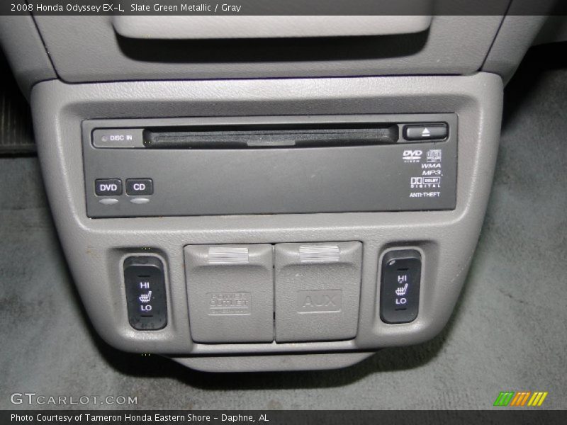 Slate Green Metallic / Gray 2008 Honda Odyssey EX-L
