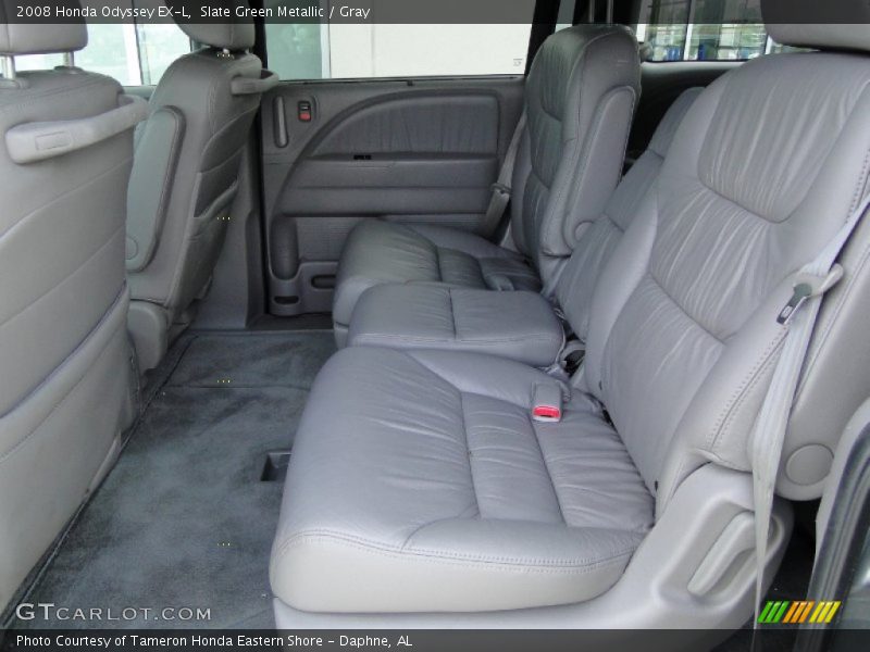 Slate Green Metallic / Gray 2008 Honda Odyssey EX-L