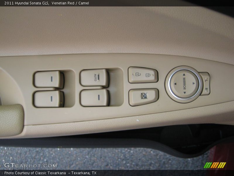Venetian Red / Camel 2011 Hyundai Sonata GLS