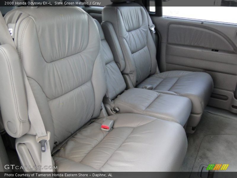 Slate Green Metallic / Gray 2008 Honda Odyssey EX-L