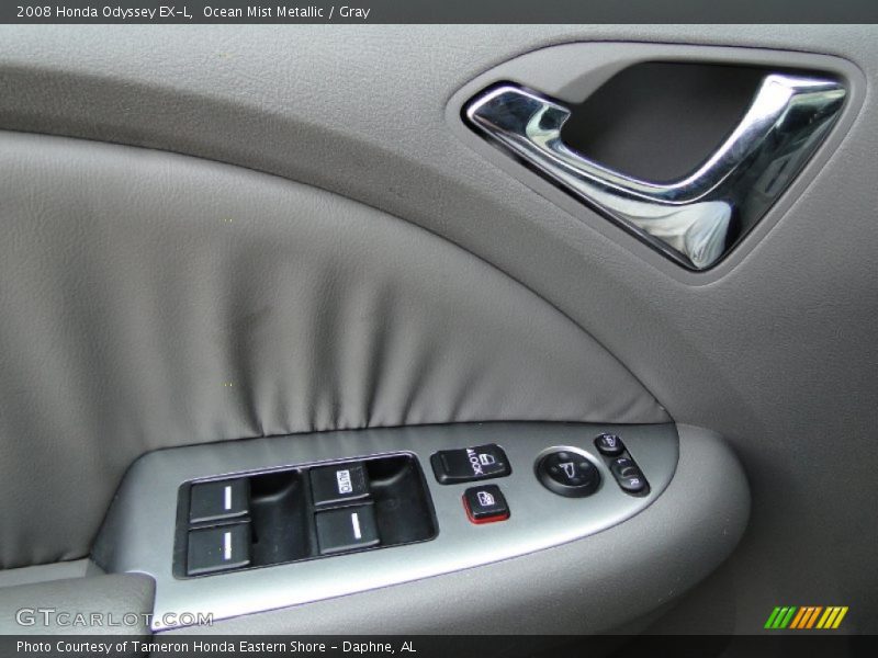 Ocean Mist Metallic / Gray 2008 Honda Odyssey EX-L