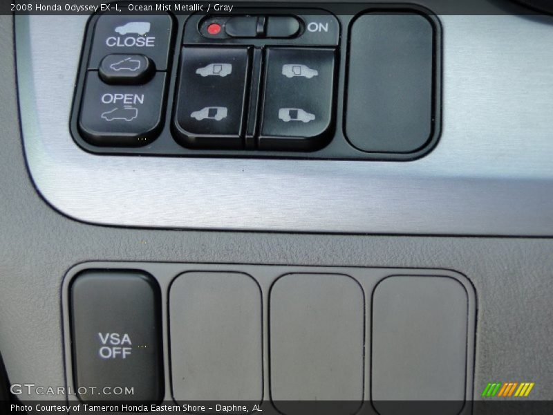Ocean Mist Metallic / Gray 2008 Honda Odyssey EX-L