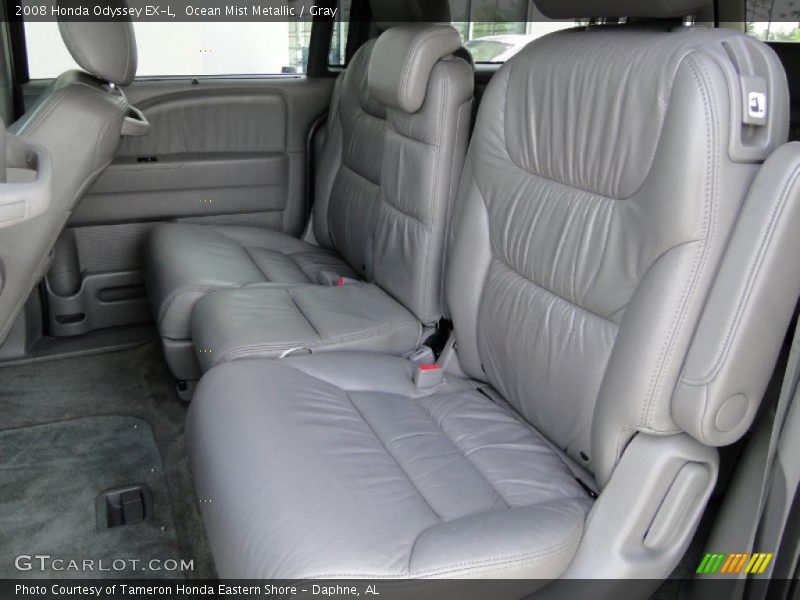 Ocean Mist Metallic / Gray 2008 Honda Odyssey EX-L