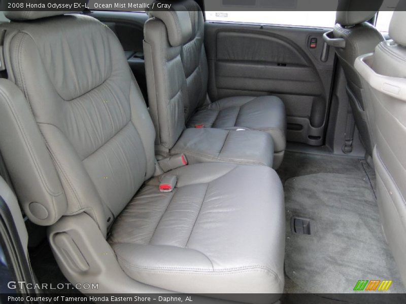 Ocean Mist Metallic / Gray 2008 Honda Odyssey EX-L