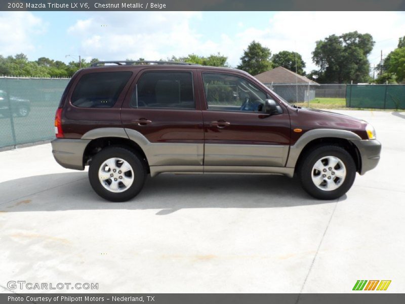 Chestnut Metallic / Beige 2002 Mazda Tribute LX V6