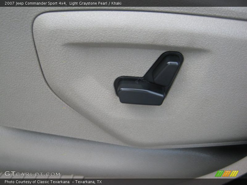Light Graystone Pearl / Khaki 2007 Jeep Commander Sport 4x4