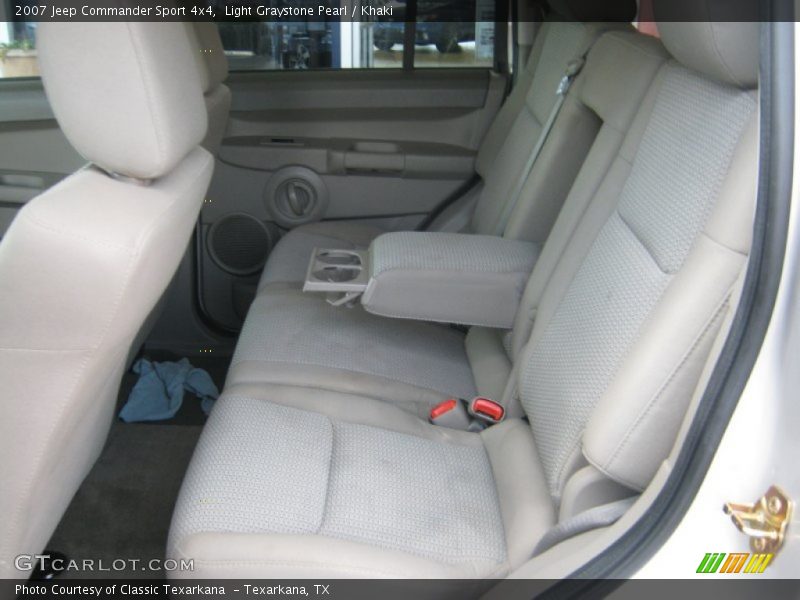 Light Graystone Pearl / Khaki 2007 Jeep Commander Sport 4x4