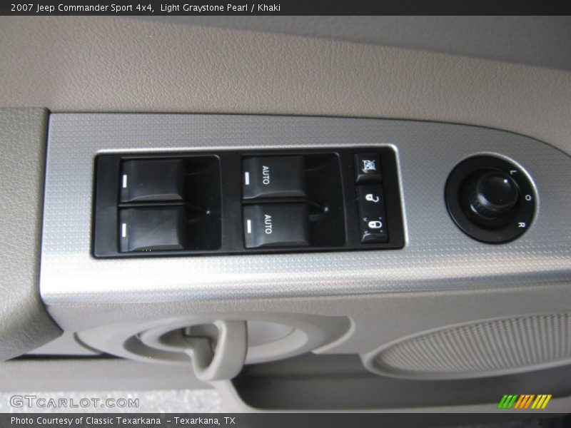 Light Graystone Pearl / Khaki 2007 Jeep Commander Sport 4x4