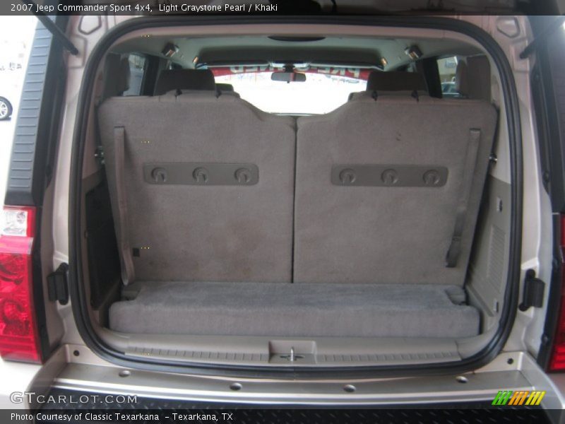 Light Graystone Pearl / Khaki 2007 Jeep Commander Sport 4x4