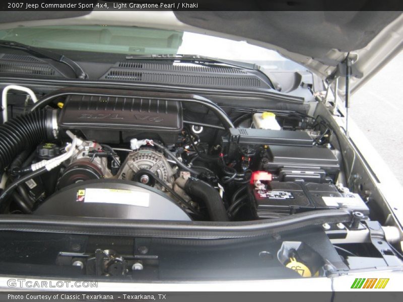 Light Graystone Pearl / Khaki 2007 Jeep Commander Sport 4x4