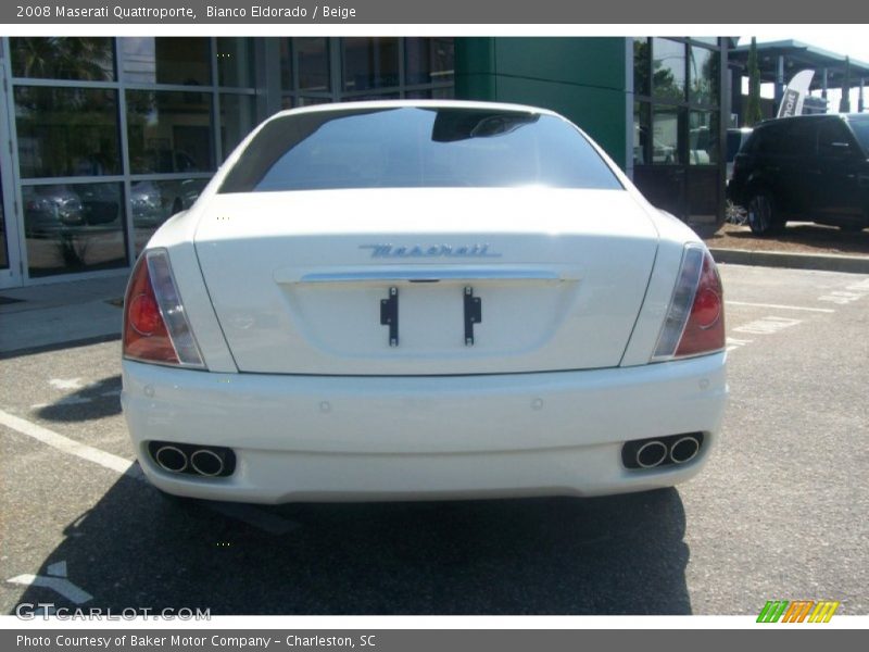 Bianco Eldorado / Beige 2008 Maserati Quattroporte