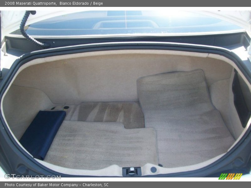 Bianco Eldorado / Beige 2008 Maserati Quattroporte