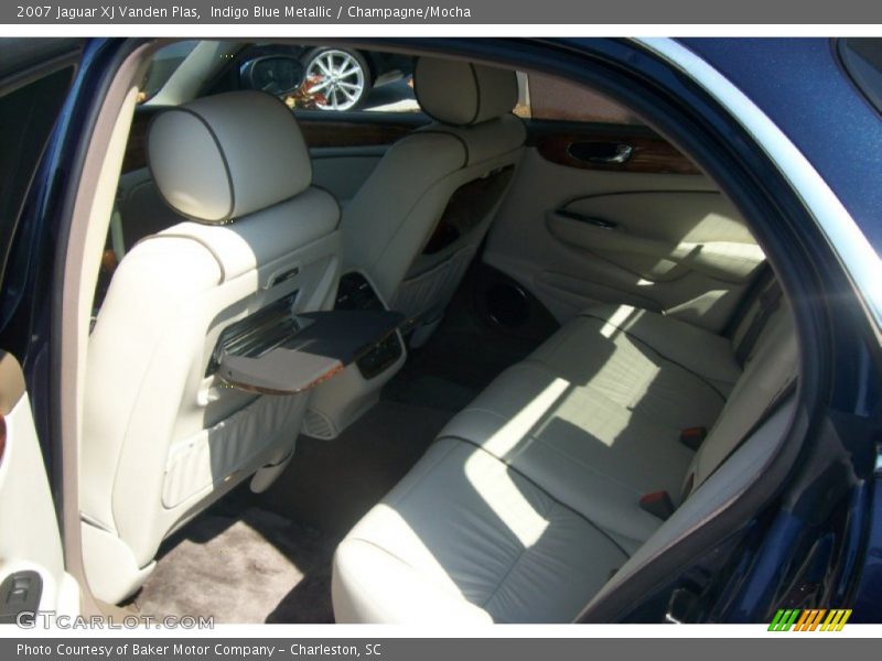 Indigo Blue Metallic / Champagne/Mocha 2007 Jaguar XJ Vanden Plas