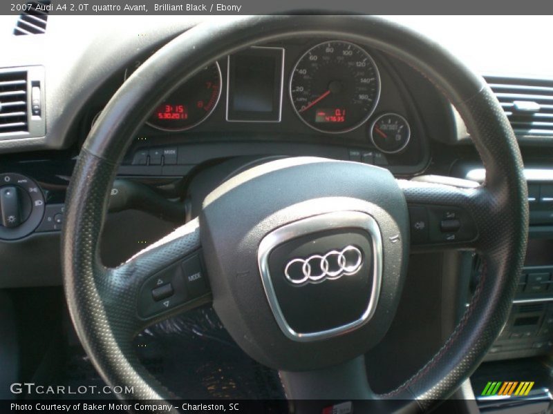 Brilliant Black / Ebony 2007 Audi A4 2.0T quattro Avant