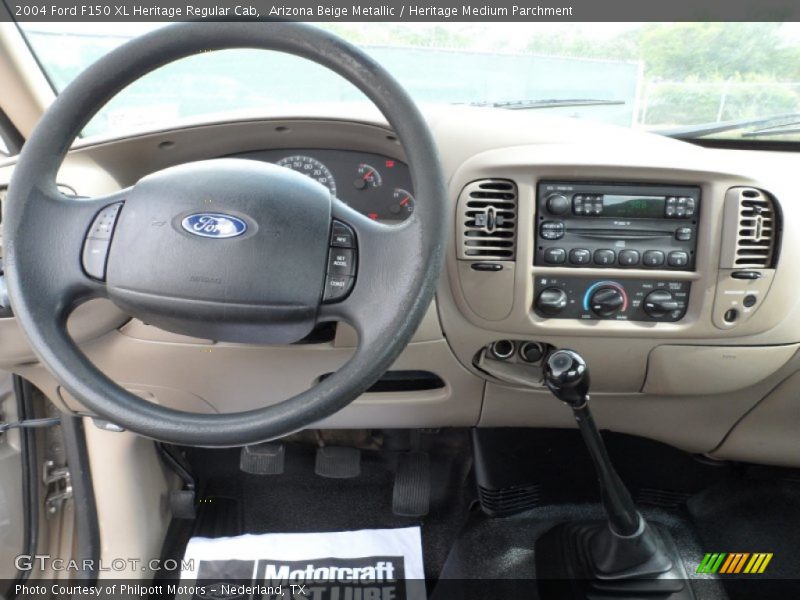 Dashboard of 2004 F150 XL Heritage Regular Cab
