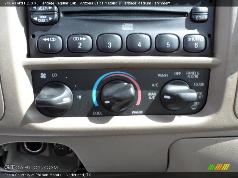 Controls of 2004 F150 XL Heritage Regular Cab