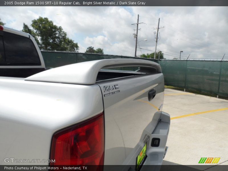 Bright Silver Metallic / Dark Slate Gray 2005 Dodge Ram 1500 SRT-10 Regular Cab