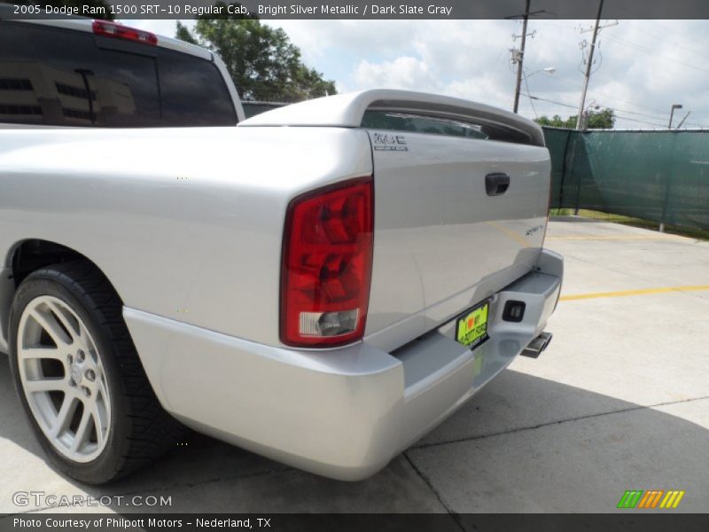 Bright Silver Metallic / Dark Slate Gray 2005 Dodge Ram 1500 SRT-10 Regular Cab