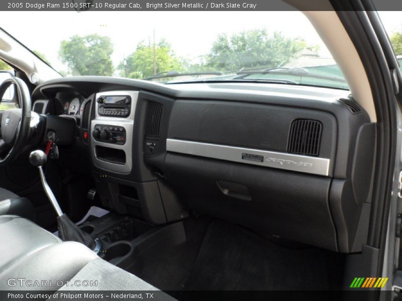 Bright Silver Metallic / Dark Slate Gray 2005 Dodge Ram 1500 SRT-10 Regular Cab