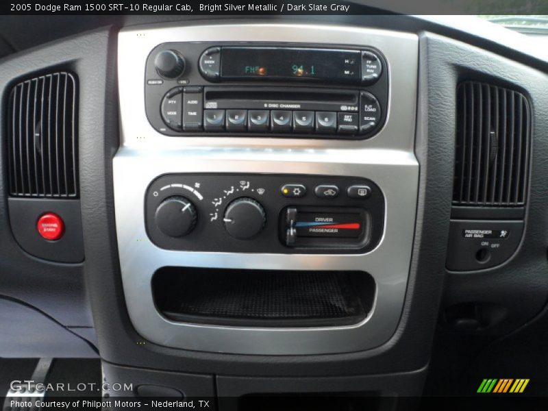 Controls of 2005 Ram 1500 SRT-10 Regular Cab