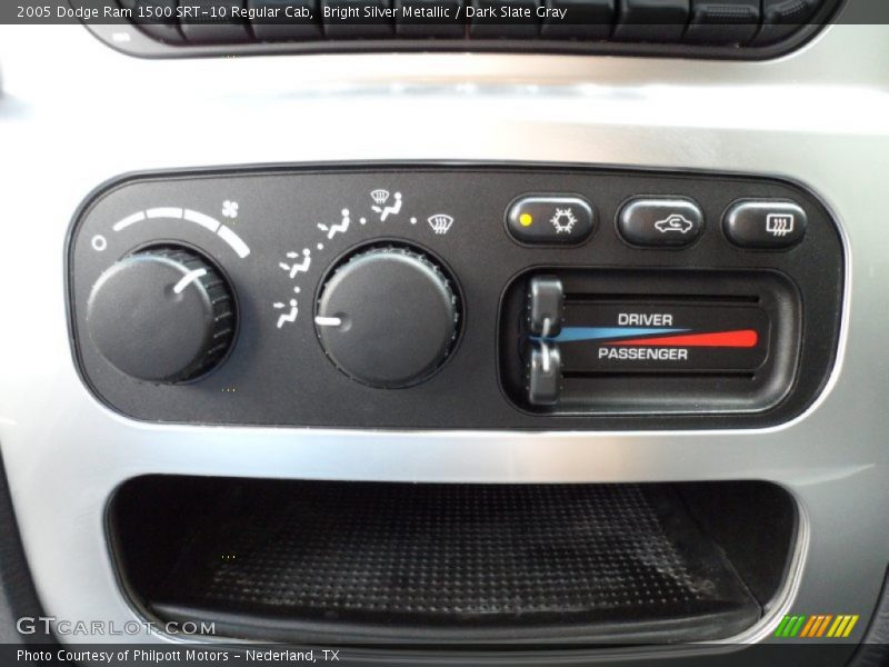Controls of 2005 Ram 1500 SRT-10 Regular Cab