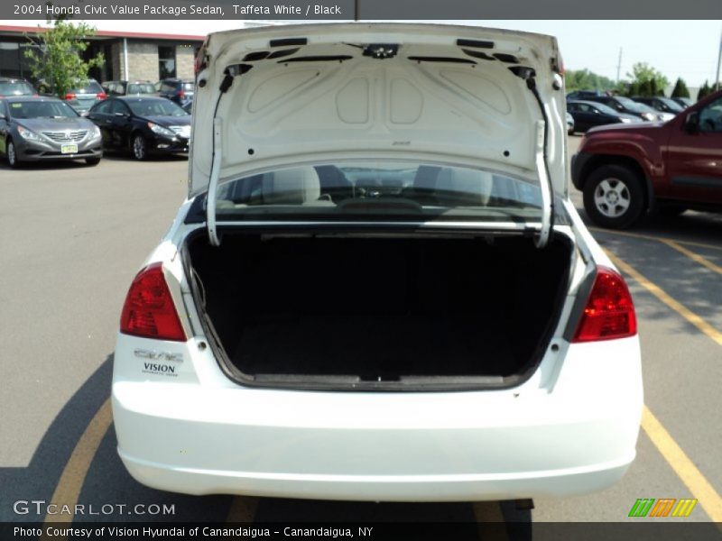 Taffeta White / Black 2004 Honda Civic Value Package Sedan