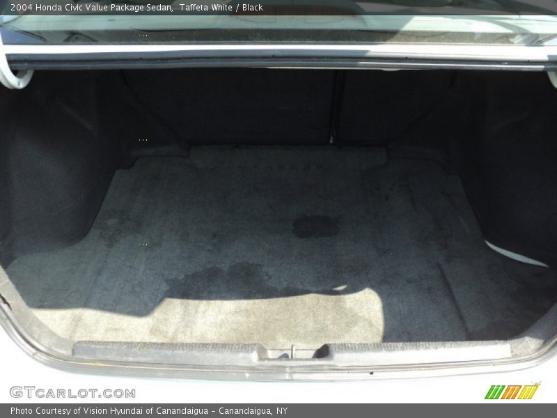 Taffeta White / Black 2004 Honda Civic Value Package Sedan