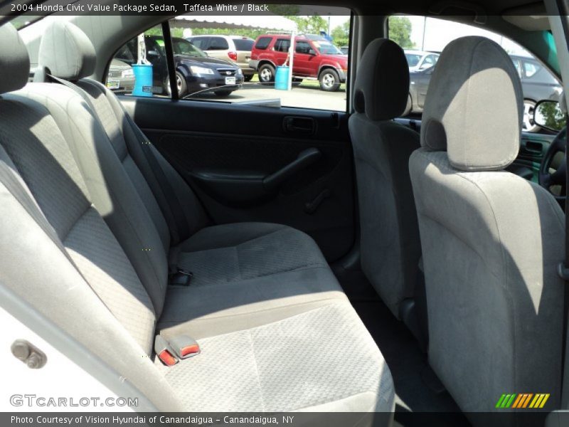 Taffeta White / Black 2004 Honda Civic Value Package Sedan