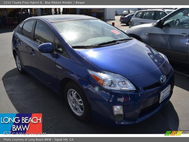 Blue Ribbon Metallic / Bisque 2010 Toyota Prius Hybrid III