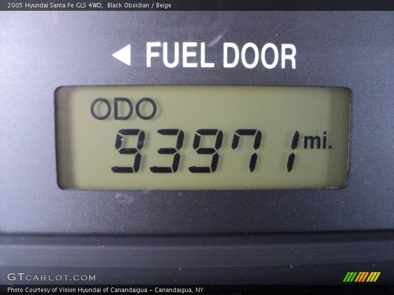 Black Obsidian / Beige 2005 Hyundai Santa Fe GLS 4WD