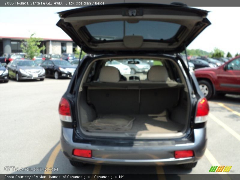 Black Obsidian / Beige 2005 Hyundai Santa Fe GLS 4WD