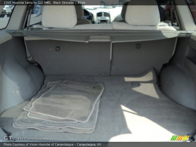 Black Obsidian / Beige 2005 Hyundai Santa Fe GLS 4WD