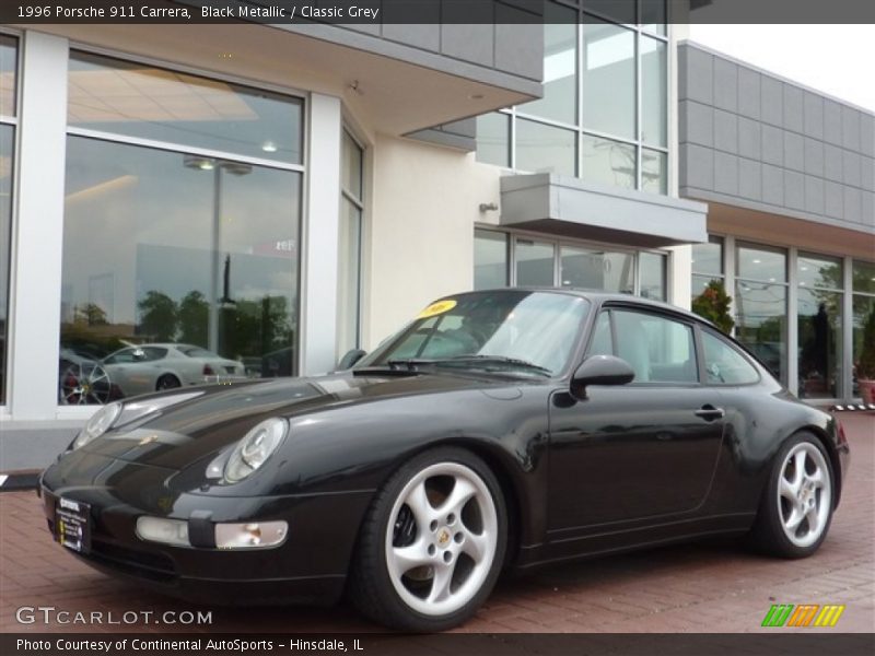 Black Metallic / Classic Grey 1996 Porsche 911 Carrera