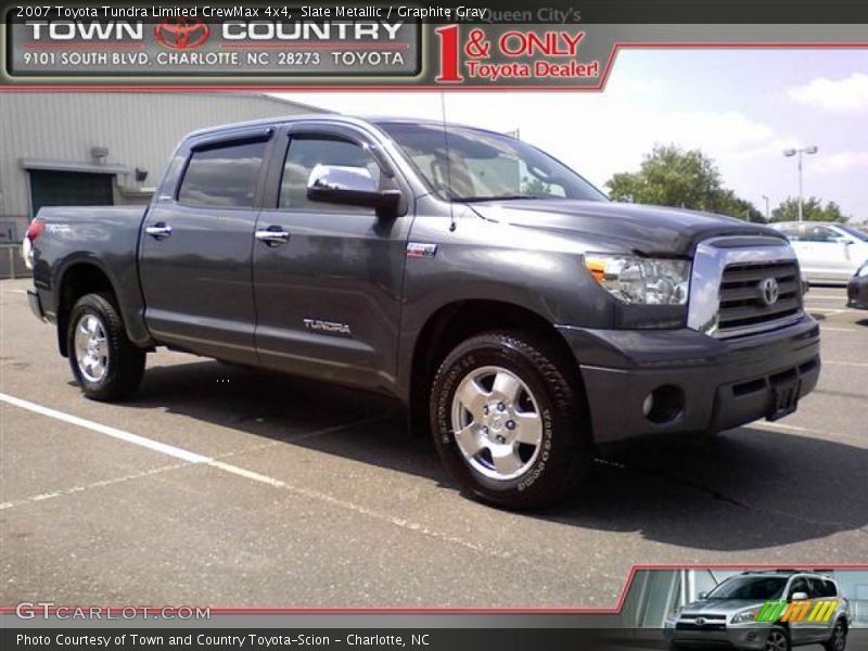 Slate Metallic / Graphite Gray 2007 Toyota Tundra Limited CrewMax 4x4