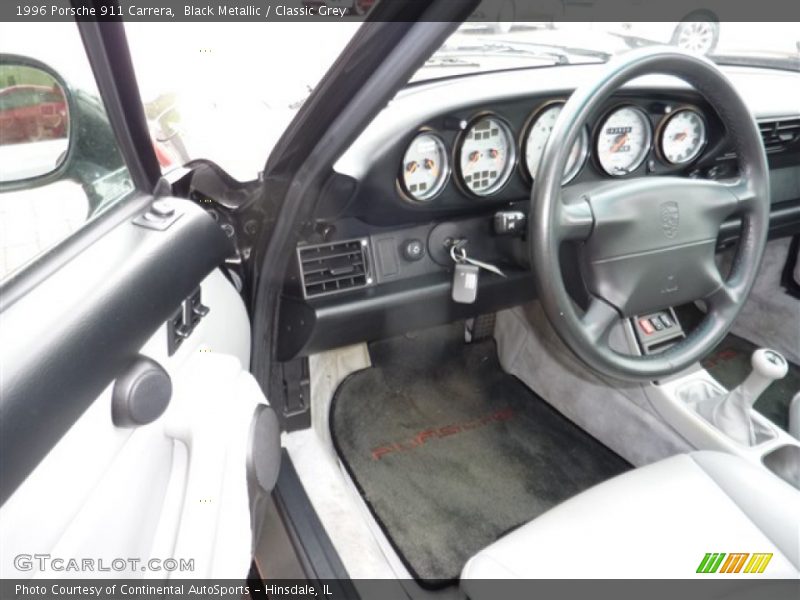 Black Metallic / Classic Grey 1996 Porsche 911 Carrera