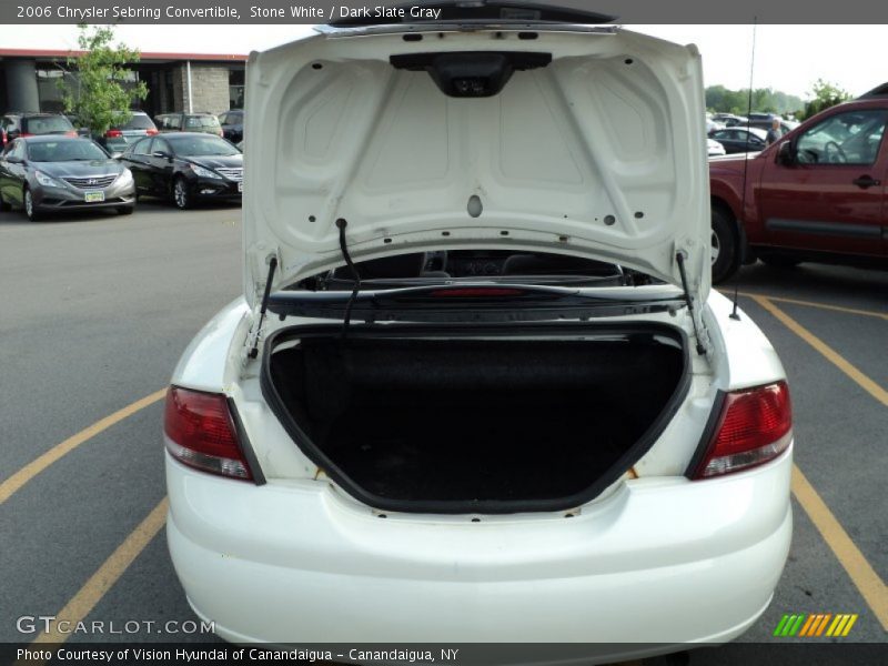 Stone White / Dark Slate Gray 2006 Chrysler Sebring Convertible