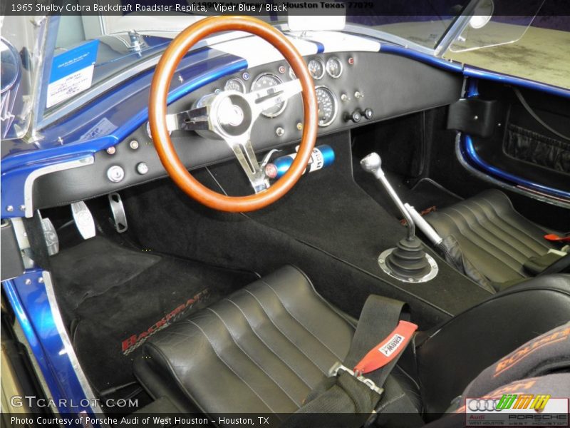 Viper Blue / Black 1965 Shelby Cobra Backdraft Roadster Replica