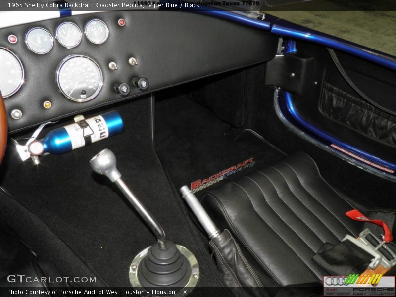 Viper Blue / Black 1965 Shelby Cobra Backdraft Roadster Replica