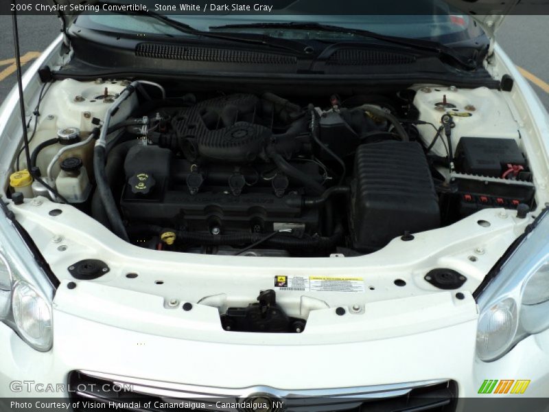 Stone White / Dark Slate Gray 2006 Chrysler Sebring Convertible
