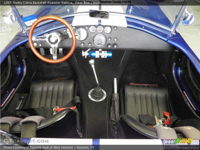 Viper Blue / Black 1965 Shelby Cobra Backdraft Roadster Replica