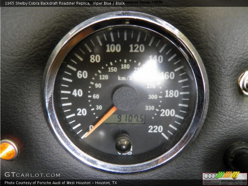 Viper Blue / Black 1965 Shelby Cobra Backdraft Roadster Replica