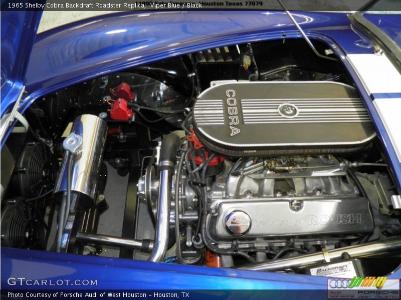Viper Blue / Black 1965 Shelby Cobra Backdraft Roadster Replica