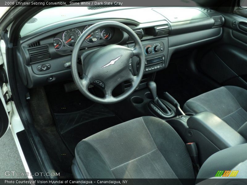  2006 Sebring Convertible Dark Slate Gray Interior