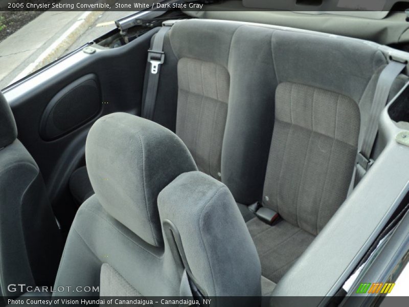 Stone White / Dark Slate Gray 2006 Chrysler Sebring Convertible