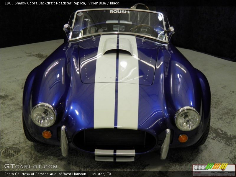 Viper Blue / Black 1965 Shelby Cobra Backdraft Roadster Replica