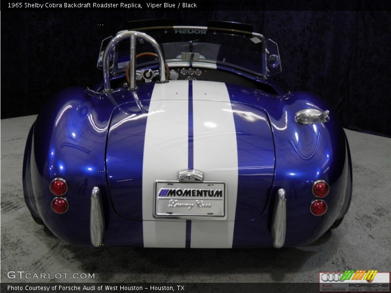 Viper Blue / Black 1965 Shelby Cobra Backdraft Roadster Replica